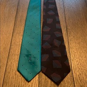 Vintage Yves Saint Laurent Ties
